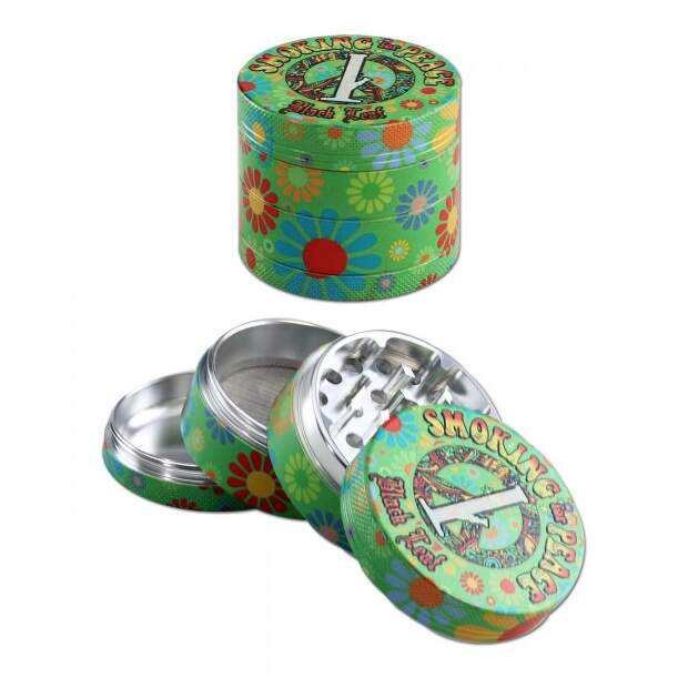 Grinder Smoking for Peace Aluminium 4-tlg Ø  54mm H46mm
