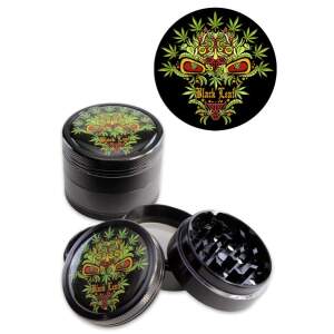 Black Leaf Skull Grinder 4-tlg. schwarz H 41mm Ø 41mm