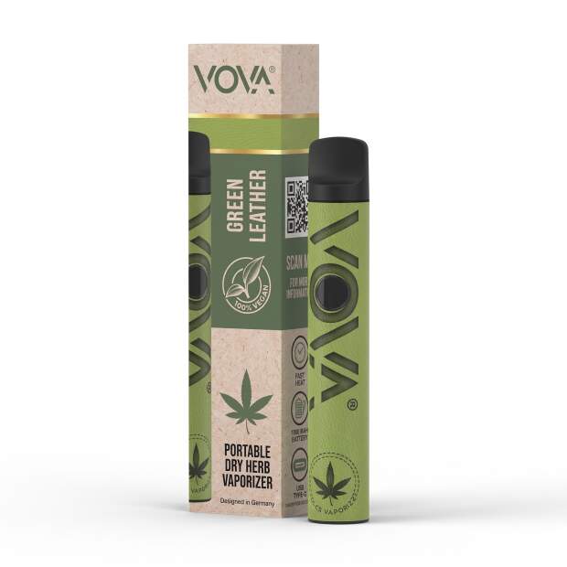 VOVA Green Leather