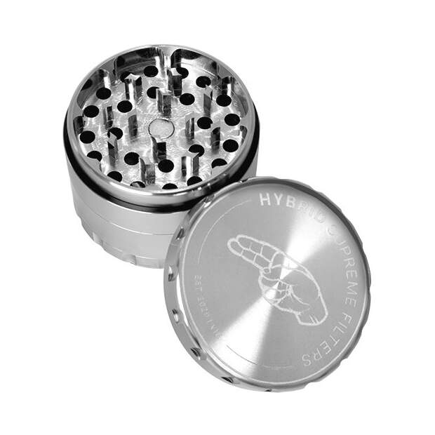 Hybrid Grinder Edelstahl 4-teilig