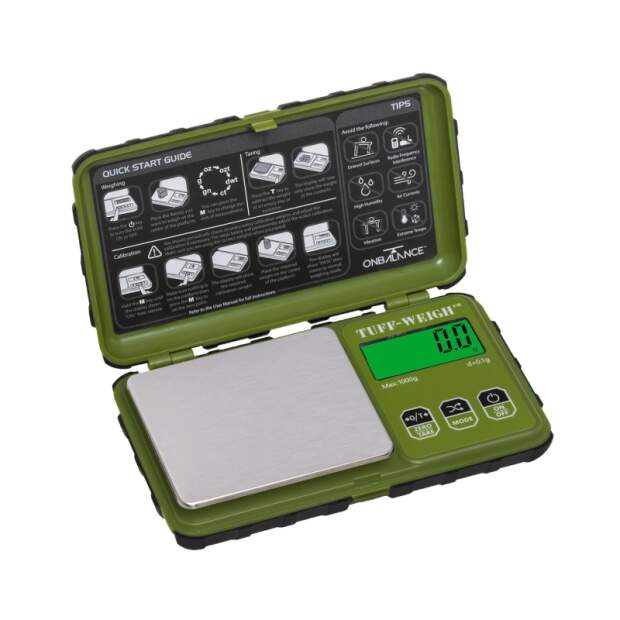 Waage (PS) Tuff 1000g/0,1g Grün