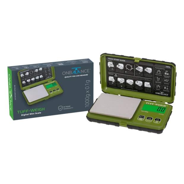 Waage (PS) Tuff 1000g/0,1g Grün