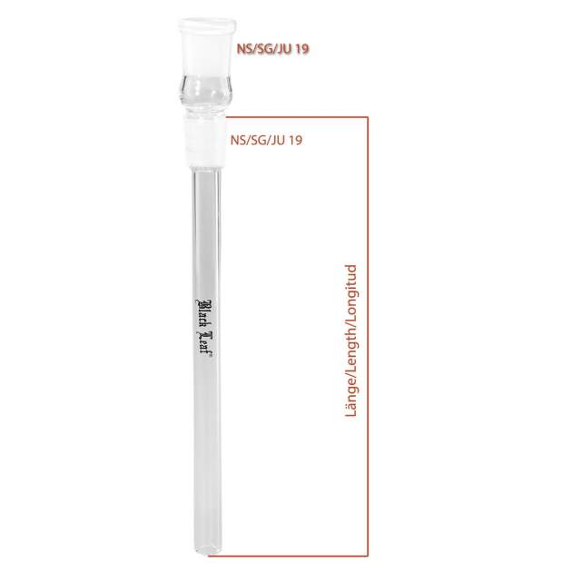 Black Leaf Glas Adapter (Chillum) NS 18/18 L220mm