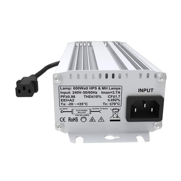 FORTIS MASTER Digital Ballast dimmbares Vorschaltgerät 250/400/600/660W + 300cm Reflektorkabel