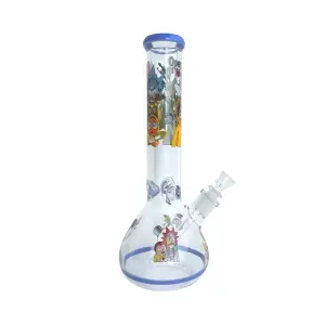 Highline Glasbong - 7mm Beaker Comic Style