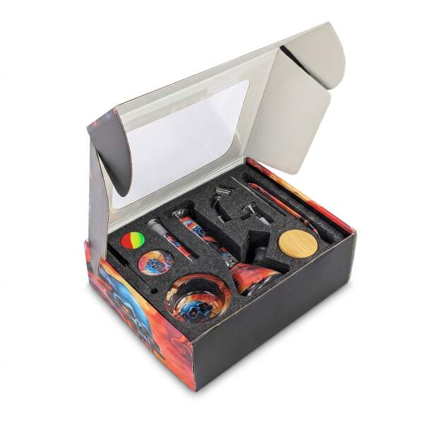 Jelly Joker Komplettset Glasbong Shroom Skull