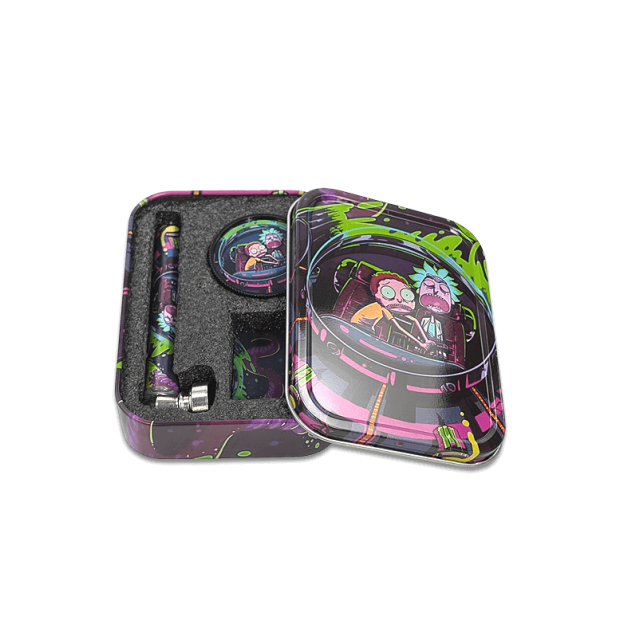 Jelly Joker Set Grinder 40mm und Pfeife 9,5cm inkl. Siebchen