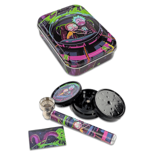 Jelly Joker Set Grinder 40mm und Pfeife 9,5cm inkl. Siebchen