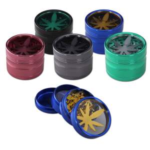 Aluminium Fenster Grinder 4-tlg. LEAF Ø 62/58,5mm...