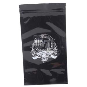 Black Leaf Mylar Schnellverschlussbeutel 192x102mm Black...