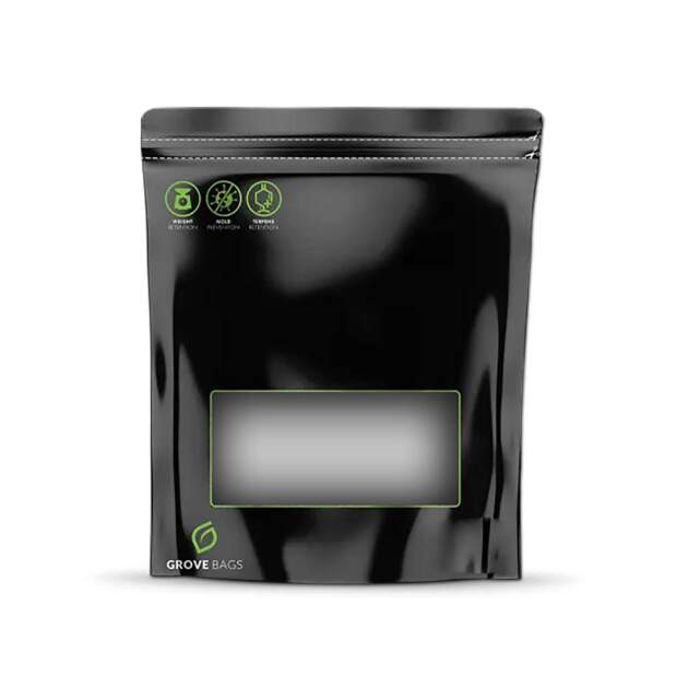 Grove Bags-TerpLoc 7g Zip-Beutel mit Fenster 102x165x51mm 50µ stark