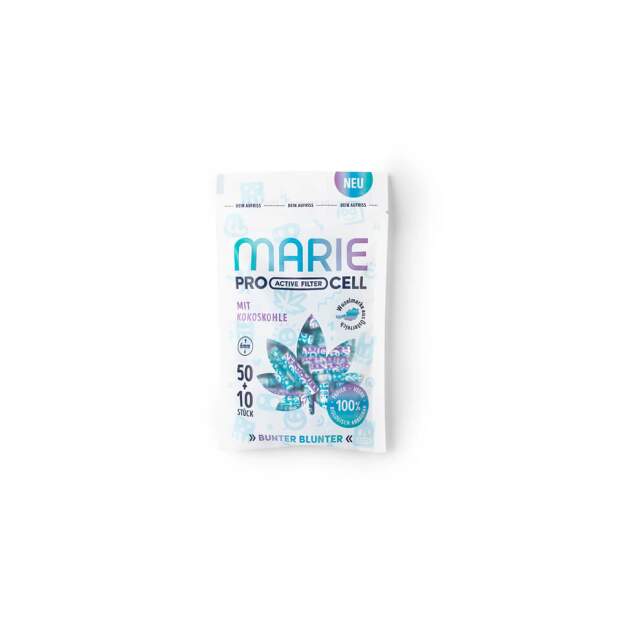 Marie Pro Cell Aktivkohlefilter Bunter Blunter 60 Stk.