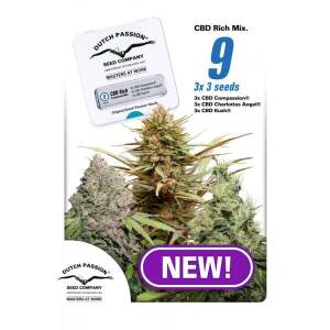 Dutch Passion CBD Feminised Mix 9 Stk feminisiert Abverkauf