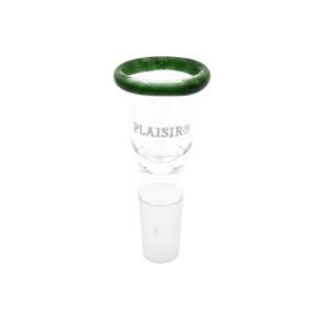 Plaisir Siebkopf NS14 klein mit farbigem Rand grün