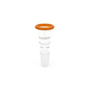 Plaisir Siebkopf NS14 klein mit farbigem Rand orange