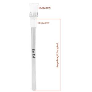 BlackLeaf Glas Adapter (Chillum) NS 18/18 L 200mm