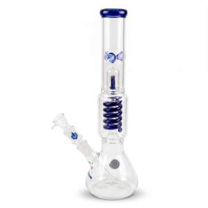 Highline Glasbong Blue Moon mit Perkolator