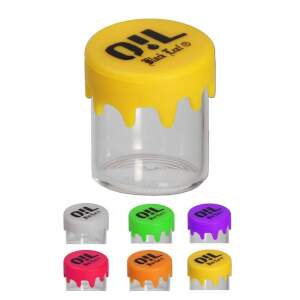 Glasdose mit Silikondeckel 7 ml