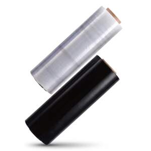 Schwarz/Weiß Folie 30m Rolle 125mu