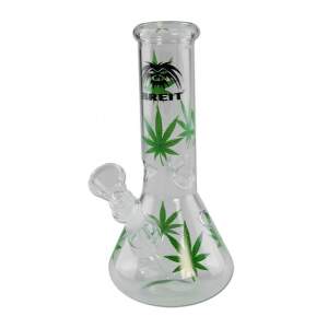 BREIT Glasbong Leaves Ice Bong